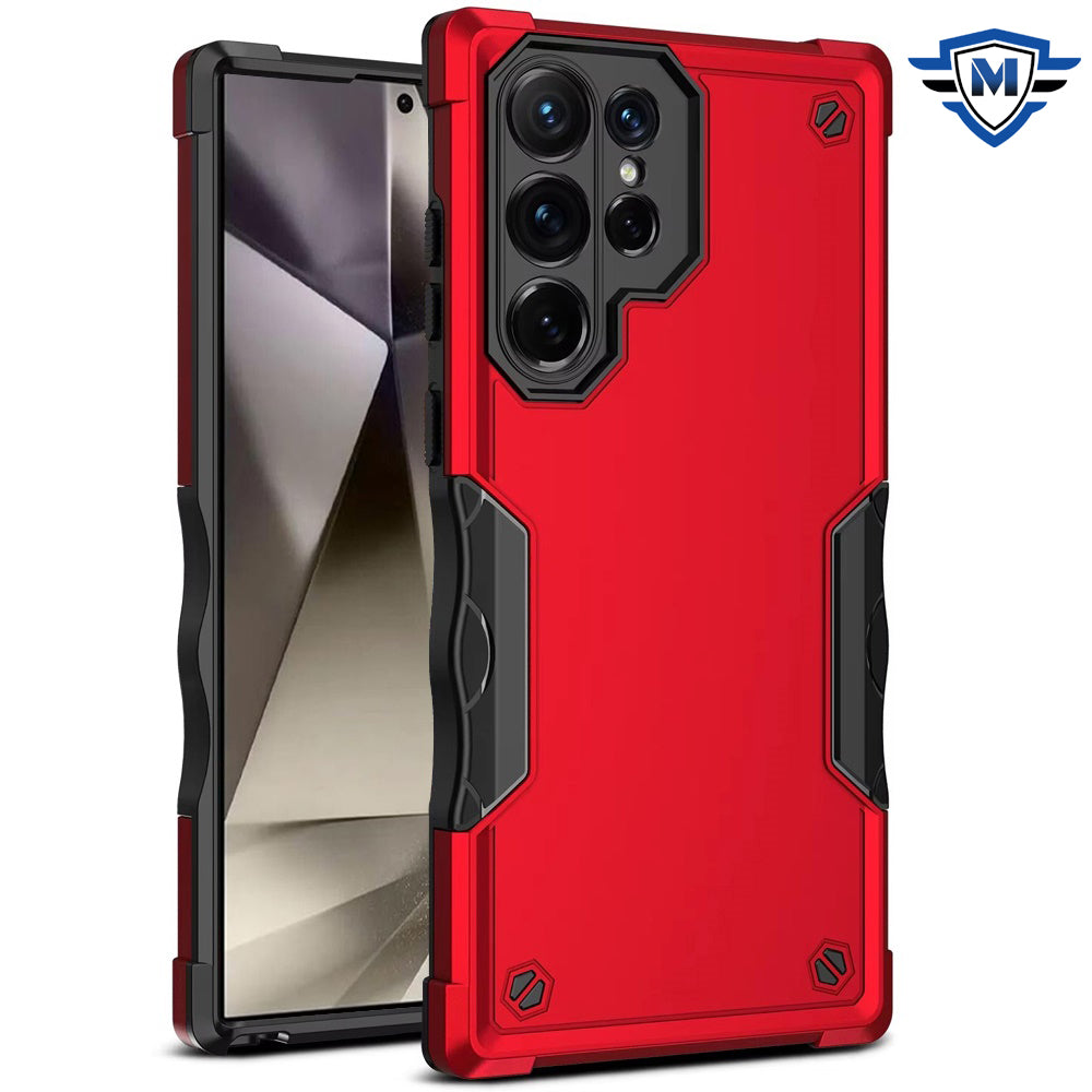 For Samsung Galaxy S25 Ultra Premium Slim Fit Back Hybrid Lightweight Shockproof 2-in-1 Hybrid Hard PC Bumper Frame Armor Case Cover