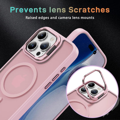 For Apple iPhone 13 Clear Back Hybrid with MagSafe Compatible Metal Camera Stand Colorful Bumper Frame Shockproof Case Cover