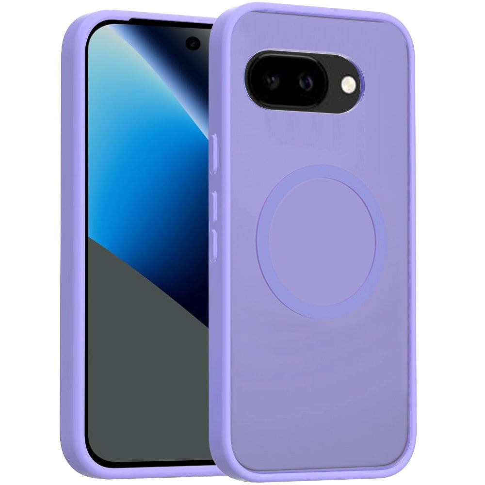 For Google Pixel 10a MagSafe Compatible Case Hybrid Soft TPU Bumper Hard Translucent Matte Back Slim Shockproof Case Cover
