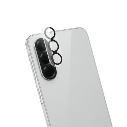 For Samsung Galaxy A37 Camera Lens Protector HD Clear 2.5D Tempered Glass with Black Edge, Case-Friendly, Ultra-Thin, Easy to Install Protector Clear Black