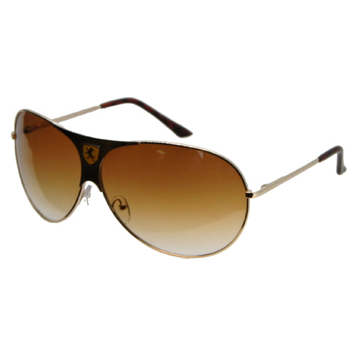 KHAN Sunglasses Aviator KNM3453 [SUNGLASSES] Brown