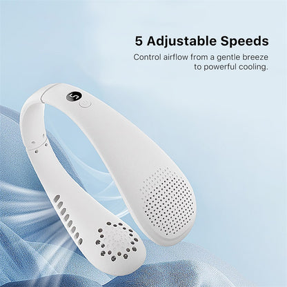 echelon EzBreeze Blade Less Neck Fan - White, Universal Accessories