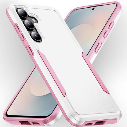 For Samsung Galaxy S26 Hybrid Rugged Tough 2in1 Drop-Proof Protection Military Grade Armor with Metal Ring Stand Case Cover