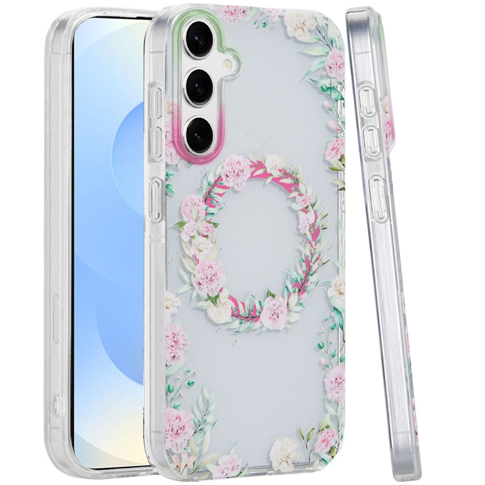For Samsung Galaxy S24 Fan Edition /Galaxy S24 FE Durable Fashion IMD Printed Design TPU Slim Shockproof Protective Case with Stylish Pattern Case Cover