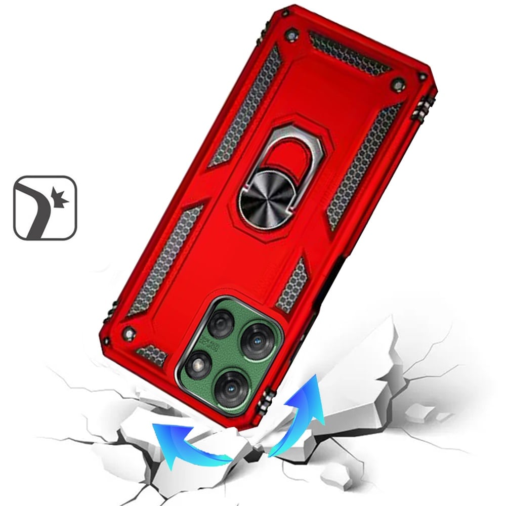 For Motorola Moto G Power 5G 2026 /2025 Hybrid Shockproof Durable 360 Degree Rotatable Ring Stand Holder Kickstand Fit Magnetic Car Mount Case Cover