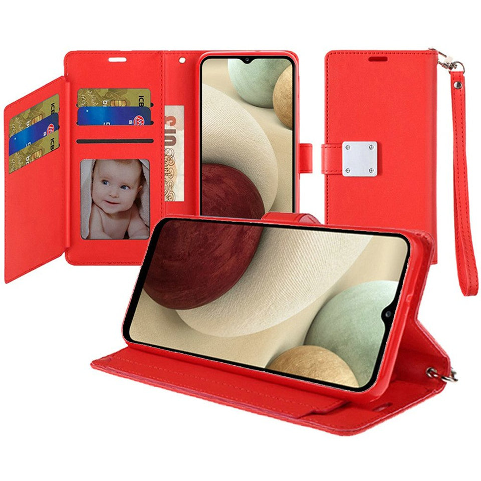 For Motorola Moto G 5G 2025 Wallet Cases PU Leather with Credit Card /ID /Cash Holder Slot Dual Flip Book Pouch, Stand and Strap Case Cover