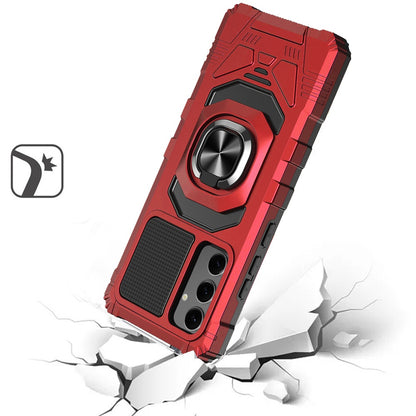 For Samsung Galaxy S25 /S24 Hybrid Dual Layer with 360° Rotate Magnetic Ring Stand Holder Kickstand TPU Rugged PC Shockproof Case Cover