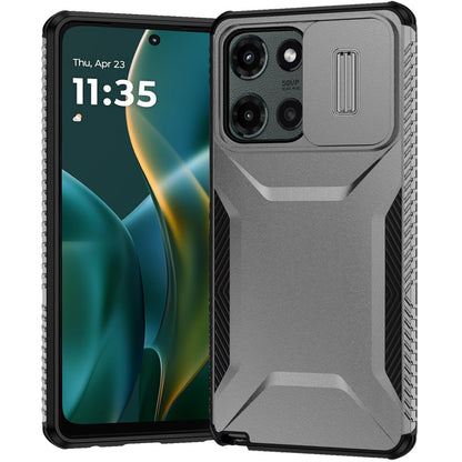 For Motorola Moto G Stylus 5G 2025 Slim Fit Shockproof Hybrid with Slide Camera Window Covering, Rugged Tpu Silicone Hard PC Bumper Case Cover