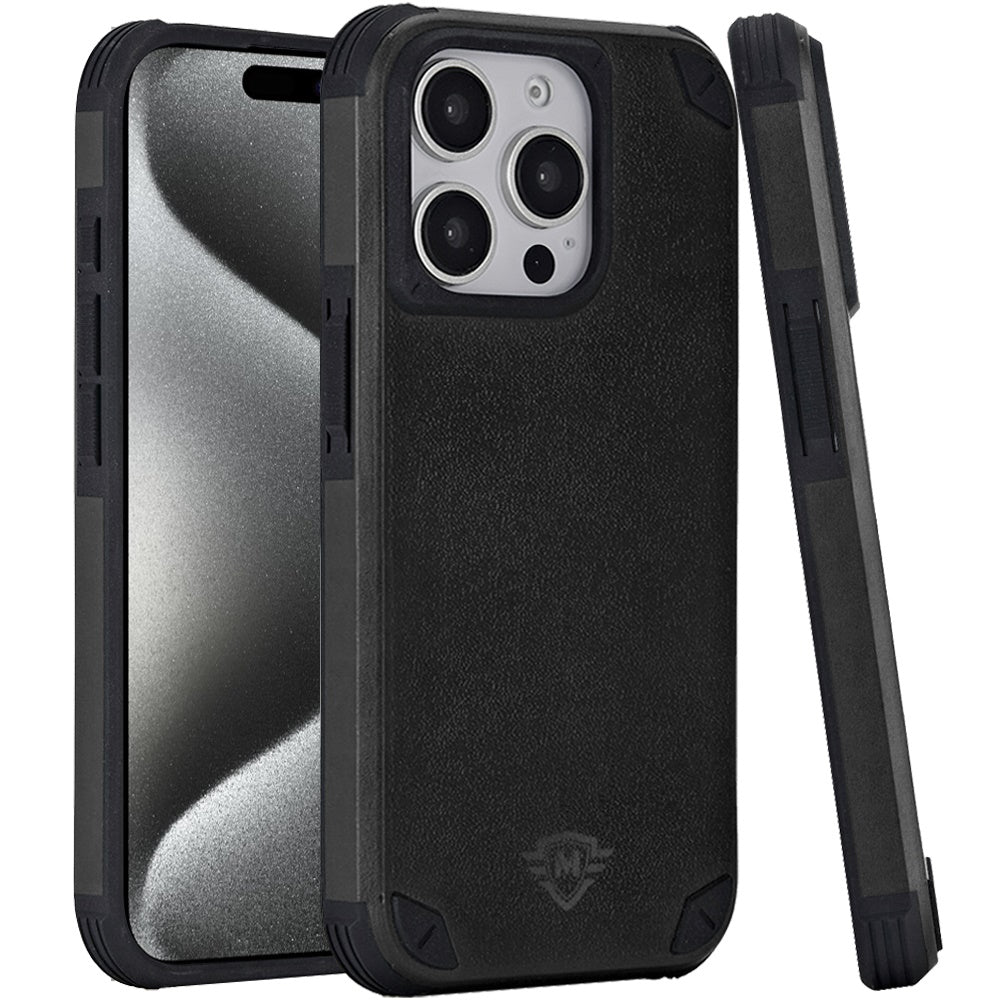 For Apple iPhone 16 Pro (6.3") Premium Heavy Duty Dual-Layer Rugged Protection, Shockproof Tough Magnetic Compatible with MagSafe Case Cover