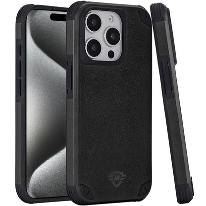 For Apple iPhone 16 Pro (6.3") Premium Heavy Duty Dual-Layer Rugged Protection, Shockproof Tough Magnetic Compatible with MagSafe Case Cover