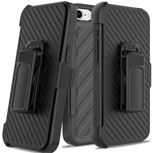 For Motorola Moto G Power 5G 2027 Rugged 2in1 Armor Combo Belt Clip Holster, Non-Slip Tough Hybrid lined Shockproof Case Case Cover