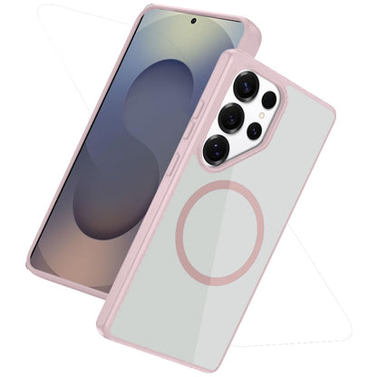 For Samsung Galaxy S26 Ultra Magnetic Circle HQ Transparent Clear TPU Thick 2.0mm Frame Hybrid Shockproof Protector Case Cover