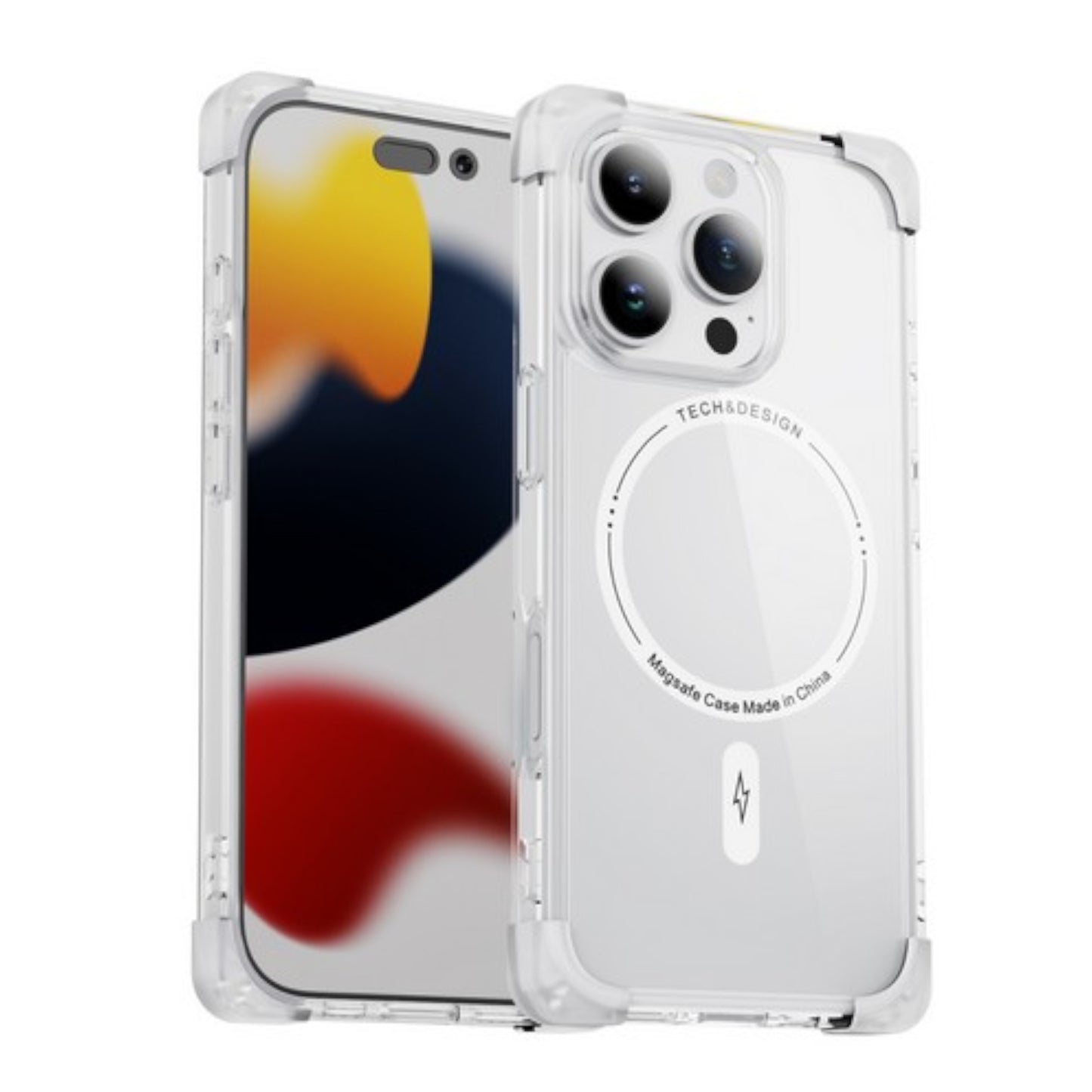 For Samsung Galaxy S25+ S25 Plus /S24+ Slim Fit Hybrid Case Clear Corner Bumper MagSafe Compatible, Hard TPU Rubber Shockproof Case Cover