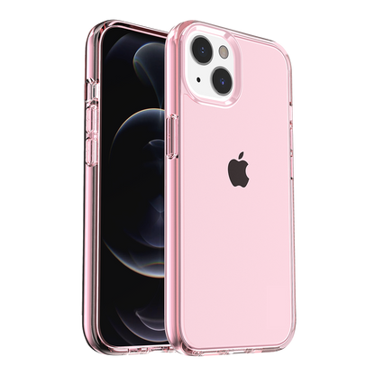 For Apple iPhone SE 3 (2022) SE/8/7 Transparent Shock Absorption PC + TPU Rubber Gel Thick 3mm Hybrid Silicone Slim Fit Back Case Cover