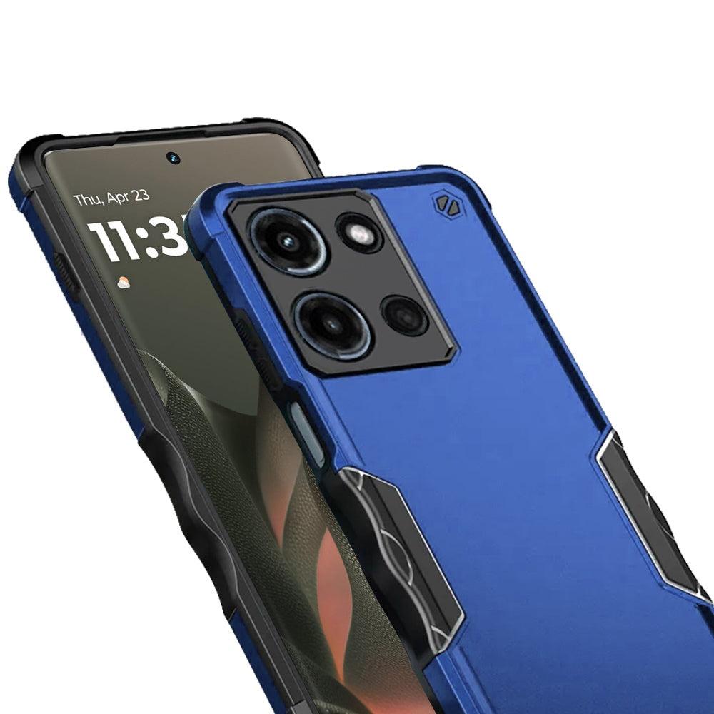 For Motorola Edge 2025 Slim Tough Shockproof Hybrid Heavy Duty 2in1 Dual Layer TPU Bumper Rugged Rubber Defend Armor Case Cover