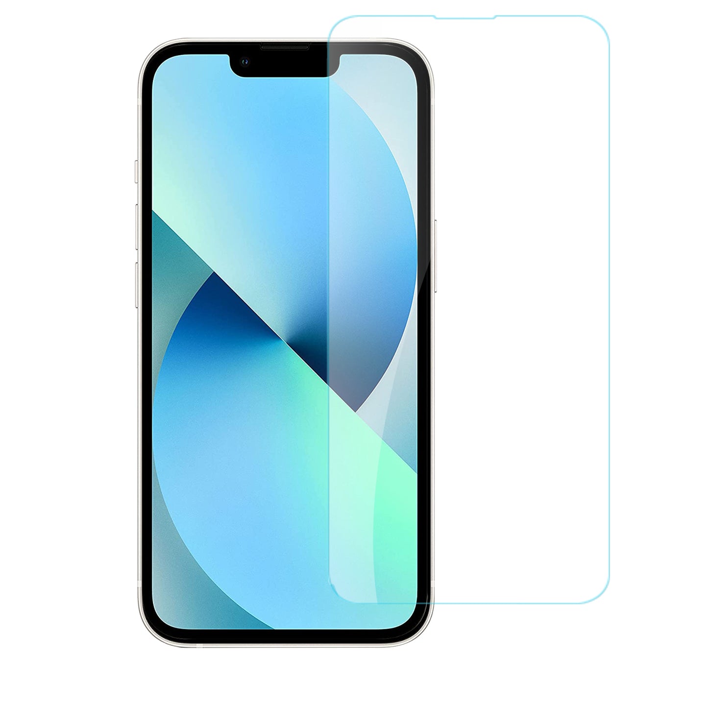 For Apple iPhone 13 Mini Tempered Glass Screen Protector, Clear HD Anti-Scratch Protective Film, Touch Sensitive, Easy Install, Bubble-Free Protector Clear