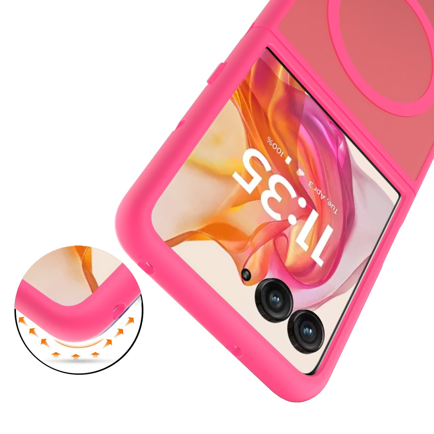 For Motorola Razr 2025 Magnetic Case Hybrid Soft TPU Rubber Bumper Hard Translucent Matte Back Slim Shockproof Case Cover