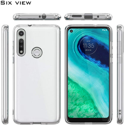 For Apple iPhone 16 (6.1") Slim Transparent Silicone Soft Skin Flexible TPU Gel Rubber Candy Gummy Protective Hybrid Case Cover Clear