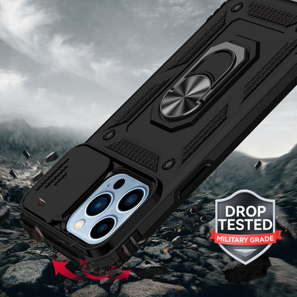 For Samsung Galaxy S25 /S24 Hybrid Ring Shockproof with 360° Rotate Ring Kickstand, Camera Lens Protection, Soft Edge Bumper Case Cover