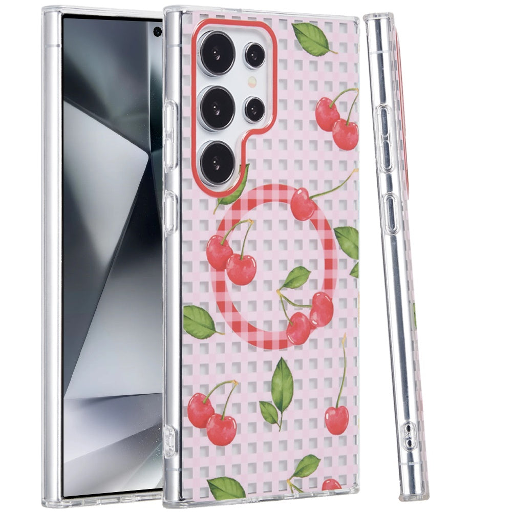 For Samsung Galaxy S24 Ultra Durable Fashion IMD Printed Design TPU Slim Shockproof Protective Case with Stylish Pattern Case Cover