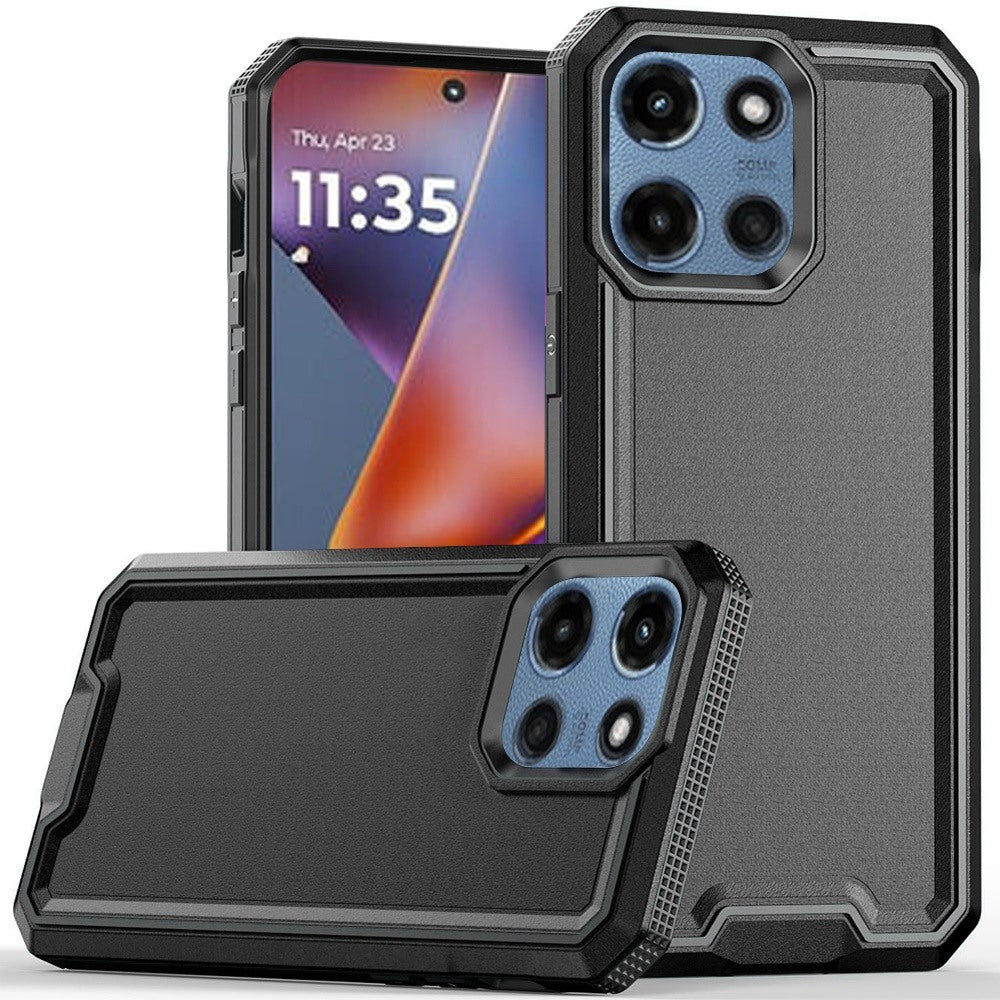 For Motorola Moto G Play 5G 2026 Tough Modern Fused Hybrid Armor Hard PC TPU Rubber Shockproof Drop Protection Impact Case Cover