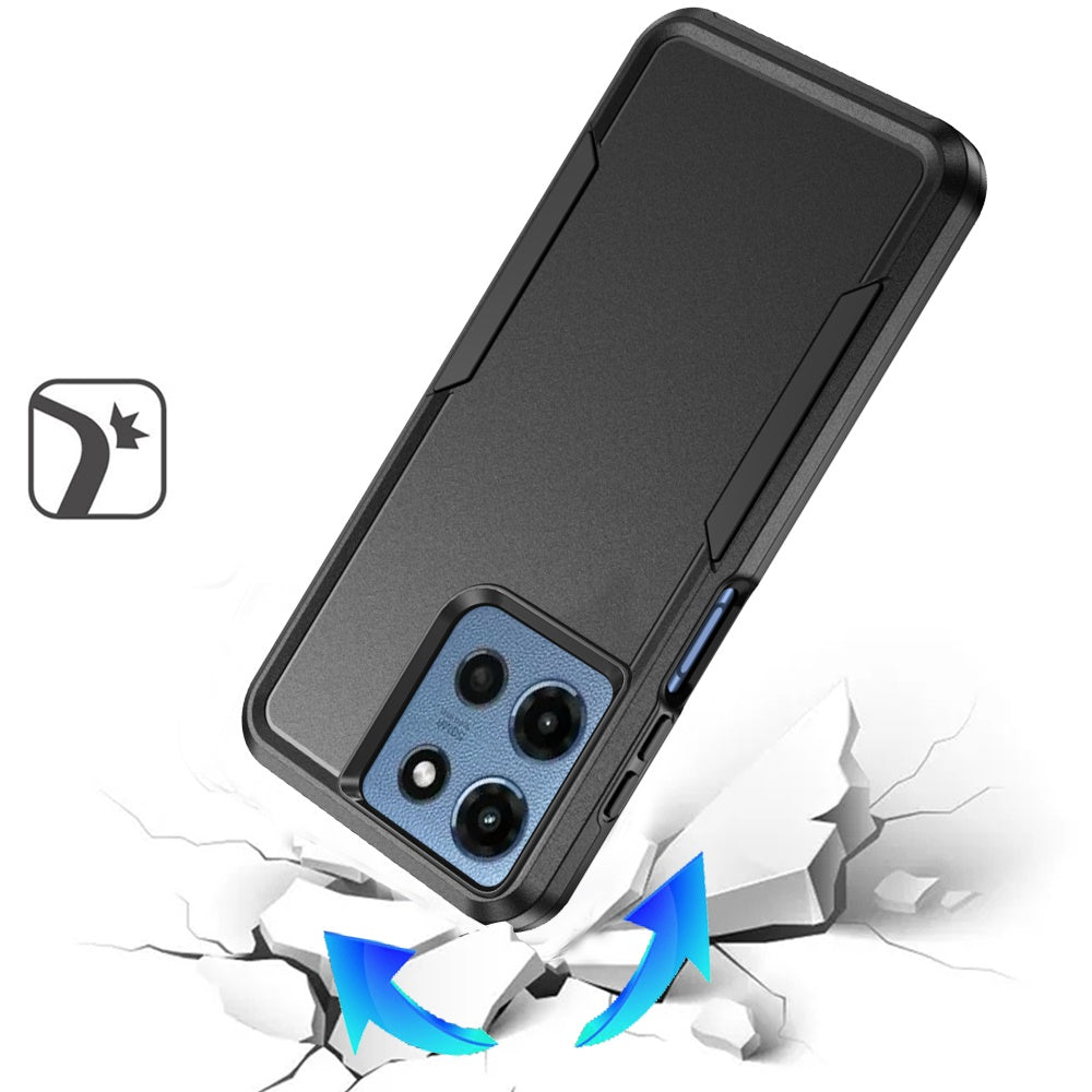 For Motorola Moto G Stylus 5G 2025 Heavy Duty Shockproof Dual Layer Drop Protection Tough Hybrid Rugged Rubber Armor Defend Case Cover
