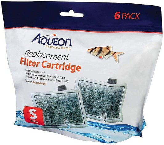 Aqueon QuietFlow Replacement Filter Cartridge [Filter Cartridges] Small (6 Pack)