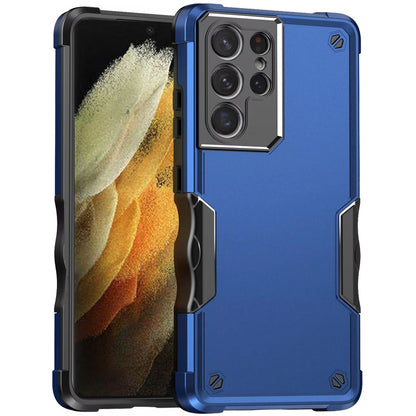 For Samsung Galaxy S21 Ultra Slim Tough Shockproof Hybrid Heavy Duty Dual Layer TPU Bumper Rugged Rubber Armor Case Cover