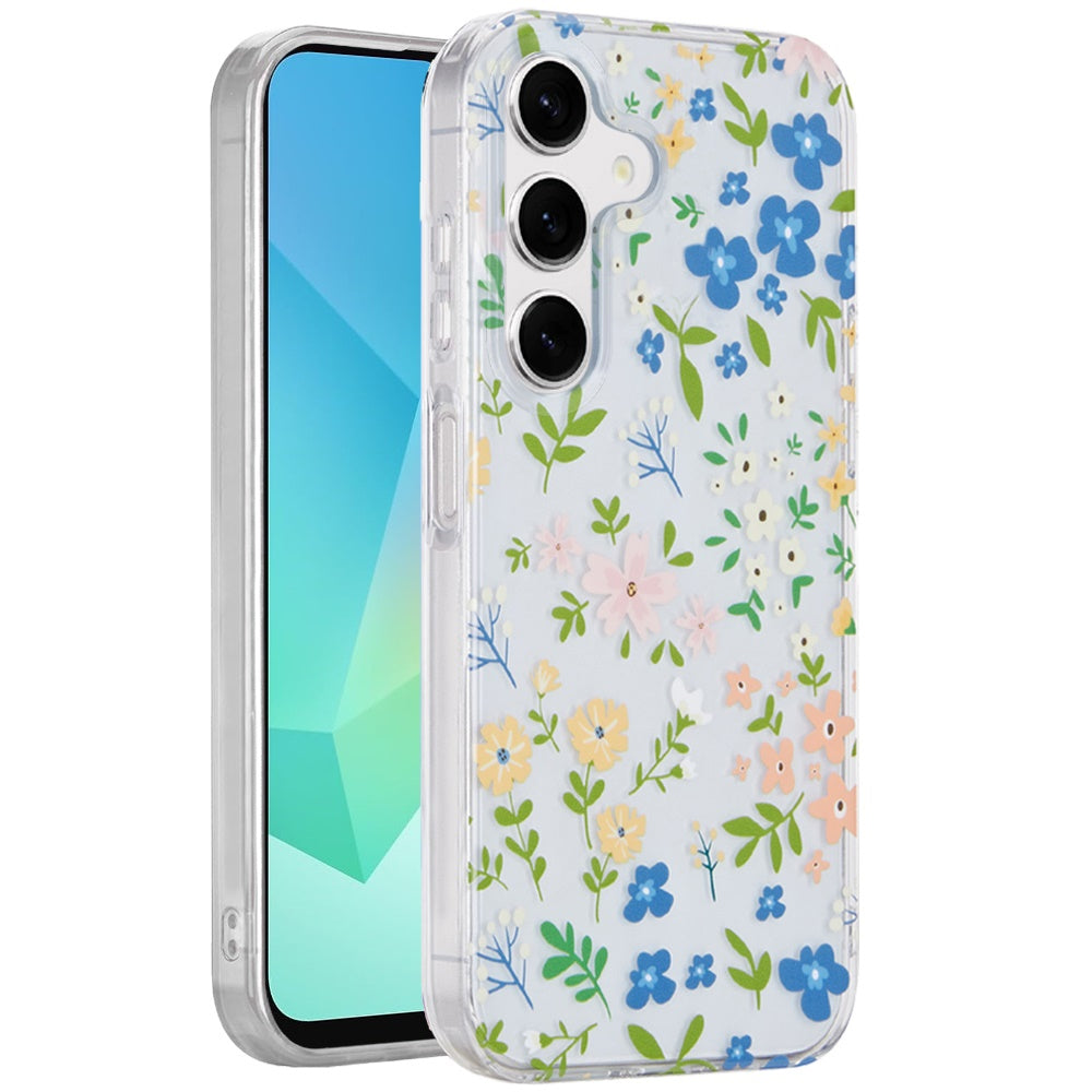 For Samsung Galaxy A16 5G Fashion Layer Design Slim IMD TPU Protective, Shockproof Hybrid Stylish Durable Hard PC Case Cover