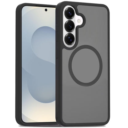 For Samsung Galaxy S26+ / S26 Plus MagSafe Compatible Integrated Technology Clean Transparent Hybrid Armor TPU Frame Case Cover