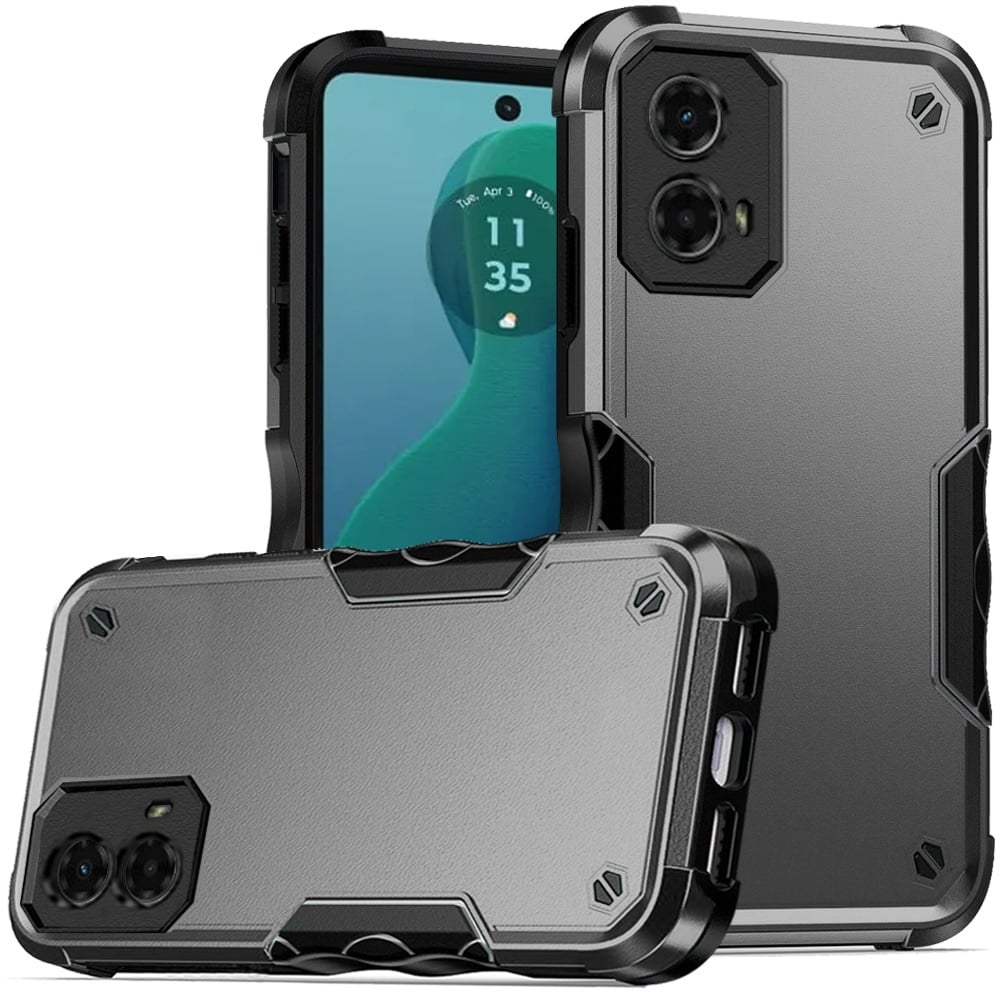 For Motorola Moto G 5G 2024 Slim Fit Back Hybrid Lightweight Shockproof 2-in-1 Hybrid Hard PC Bumper Frame Armor Protection Case Cover