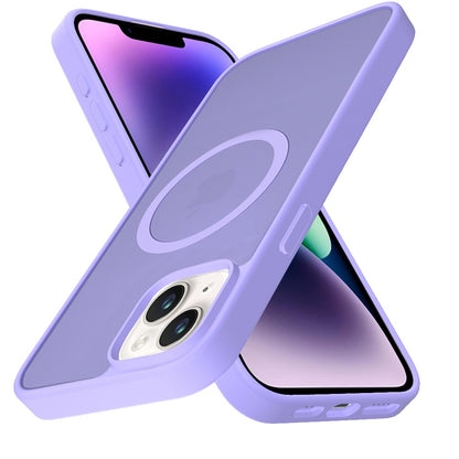 For Apple iPhone 16 (6.1") MagSafe Compatible Case Hybrid Soft TPU Bumper Hard Translucent Matte Back Slim Shockproof Case Cover