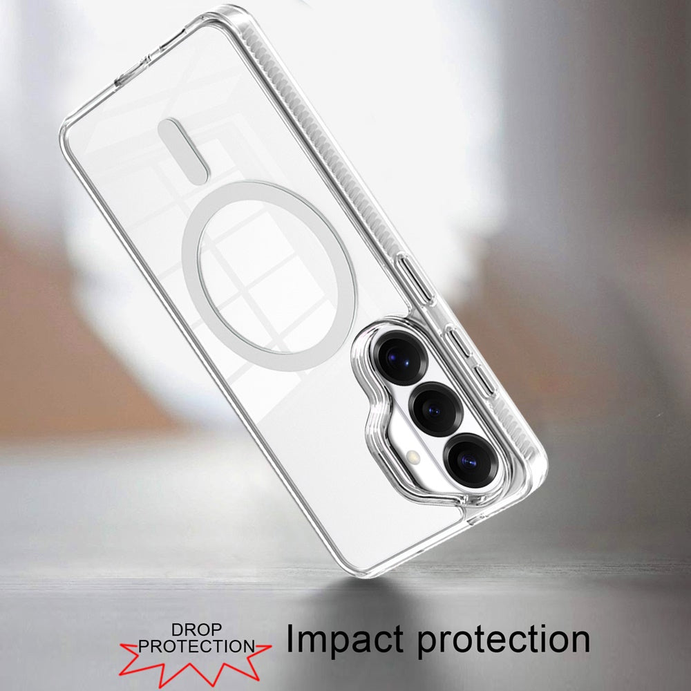 MagSafe Compatible Integrated Technology Clean Transparent Hybrid Armor TPU Frame