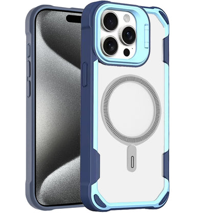 For Apple iPhone 16 Pro Max (6.9") Magnetic Circle Hybrid with Camera Stand, Compatible with MagSafe, Shockproof Protective Case Cover