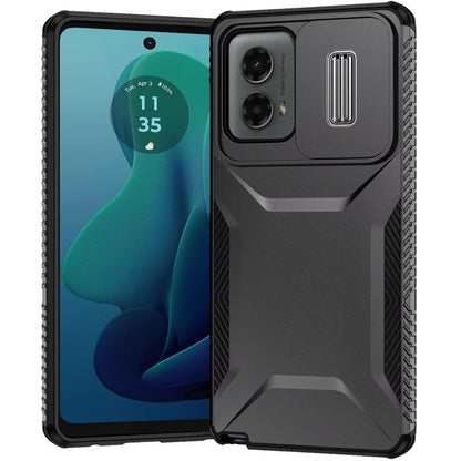 For Samsung Galaxy A26 Slim Fit Shockproof Hybrid with Slide Camera Window Covering, Rugged Tpu Silicone Hard PC Bumper Case Cover