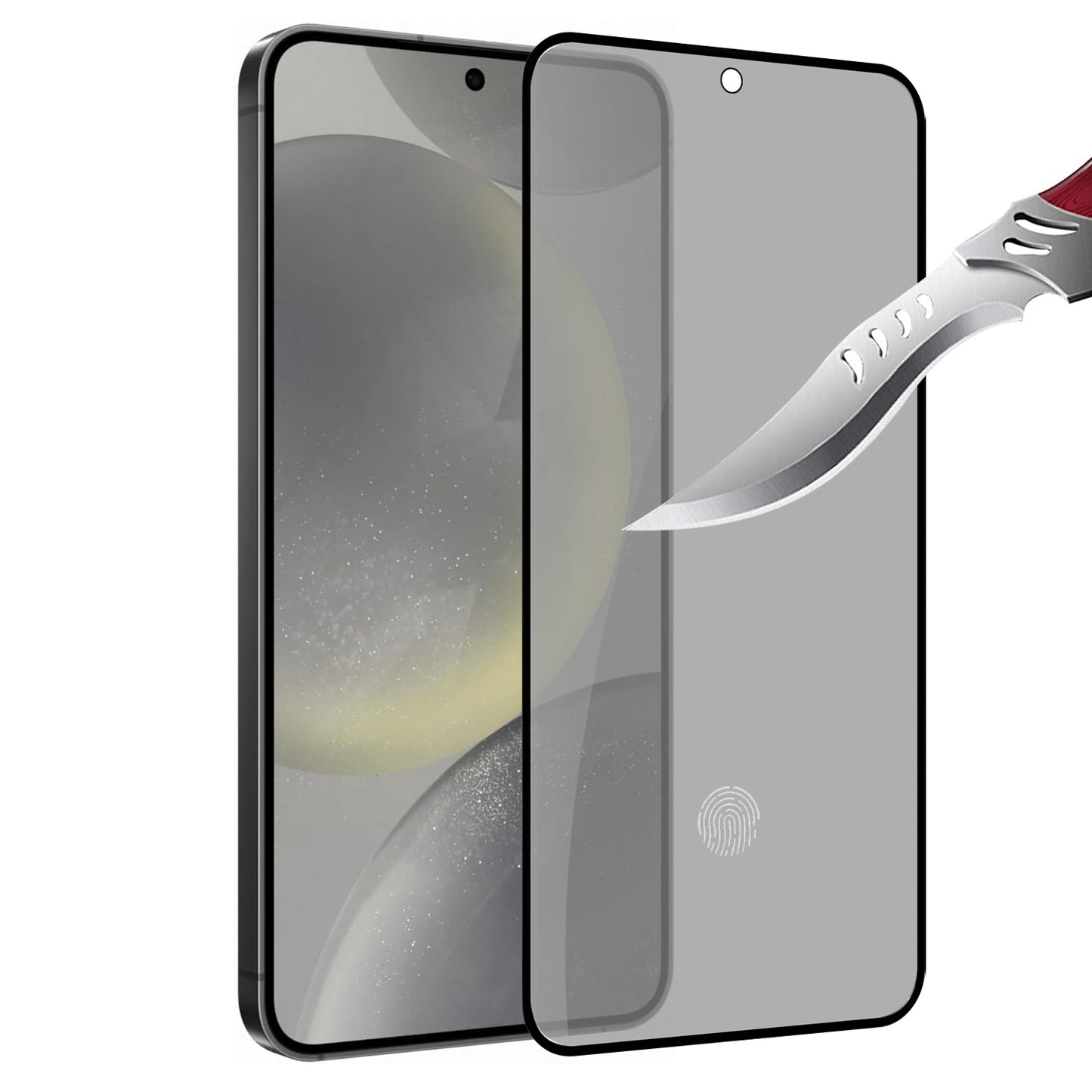 For Google Pixel 9 Pro XL Privacy Screen Protector, Anti Spy Anti Peeping Tempered Glass Full Protective Film, 9H, Anti Scratch, Easy Install Case Cover Black