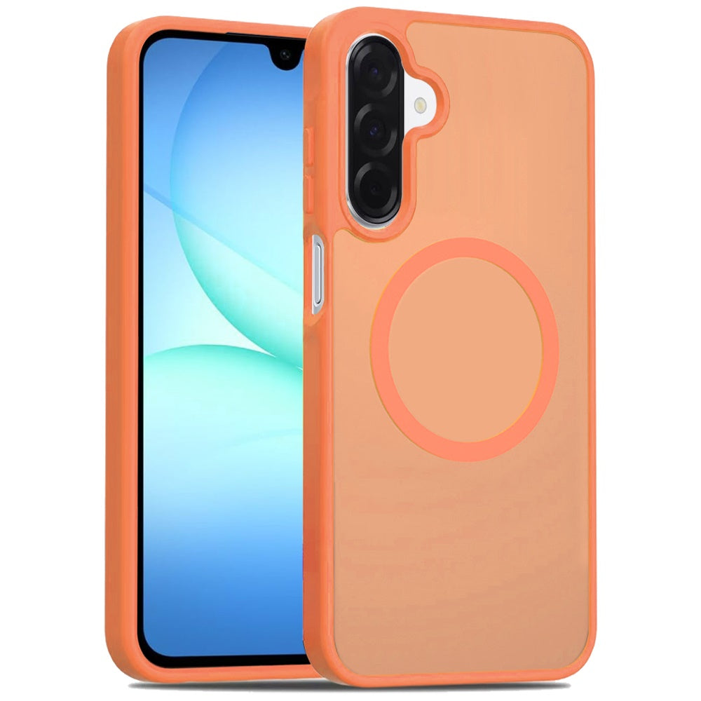 For Samsung Galaxy A17 5G MagSafe Compatible Case Hybrid Soft TPU Bumper Hard Translucent Matte Back Slim Shockproof Case Cover