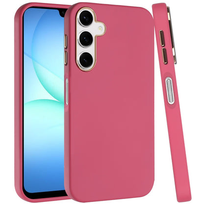 For Samsung Galaxy A17 5G Hybrid Armor Shockproof, Durable Bumper Rubber Gummy Gel Slick Hard PC Silicone TPU Case Cover