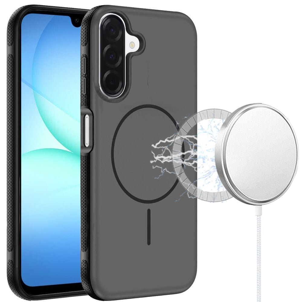 Phone Case for Samsung Galaxy A17 5G Super Magnetic Matte Hybrid Shockproof Thick Protective Durable Grip Anti Scratch Premium Edge Slim Fit Cover