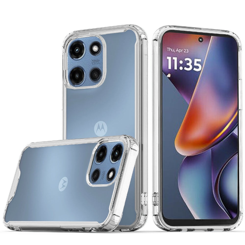 For Motorola Moto G Power 5G (2025) Clear Slim TPU Cover with Shockproof Protection, Scratch-Resistant Design, Flexible and Lightweight Case Cover Clear
