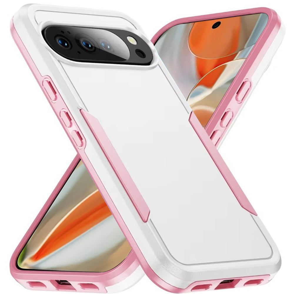 For Google Pixel 10 Pro XL Hybrid Rugged Hard Shockproof Drop-Proof with 2 Layer Protection, Military Grade Heavy-Duty Armor Design Case Cover