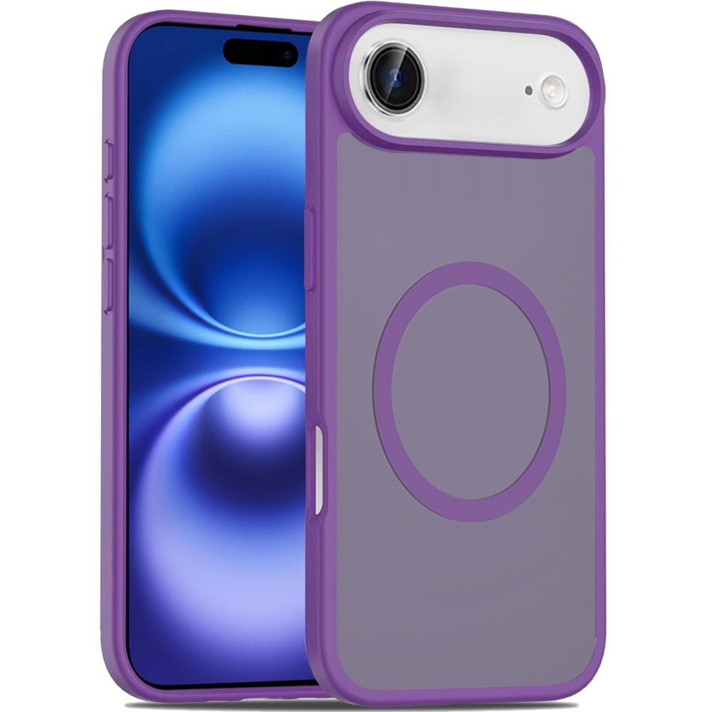 For Apple iPhone 17 Air (6.6") MagSafe Compatible Case Hybrid Soft TPU Bumper Hard Translucent Matte Back Slim Shockproof Case Cover