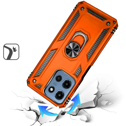 For Motorola Moto G 5G 2026/2025 Hybrid Shockproof Durable 360 Degree Rotatable Ring Stand Holder Kickstand Fit Magnetic Car Mount Case Cover