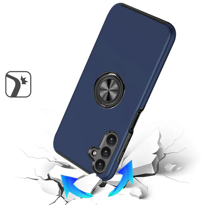 For Samsung Galaxy A26 Hybrid 360 Degree Rotatable Metal Invisible Ring Stand Holder Slim Fit Magnetic Car Mount Shockproof Case Cover