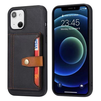 For Apple iPhone 14 /Plus Pro Max Leather Wallet Case Multi Card Slim Hybrid Pouch with 5 Credit Card & ID Slots Stand Flip  Phone Case Cover