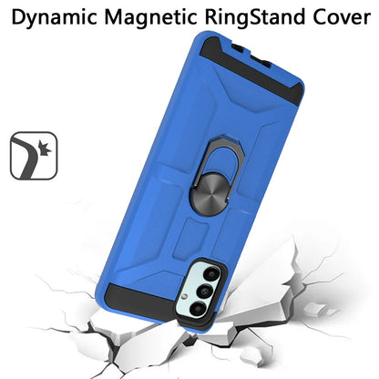 For Samsung Galaxy A13 5G Hybrid Stand Kickstand Ring Holder [360° Rotating] Armor Dual Layer Hard TPU Work with Magnetic Car Mount  Phone Case Cover