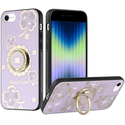 For Apple iPhone 11 (6.1")3D Diamond Bling Sparkly Glitter Ornaments Engraving Hybrid Armor Metal Fashion  Phone Case Cover