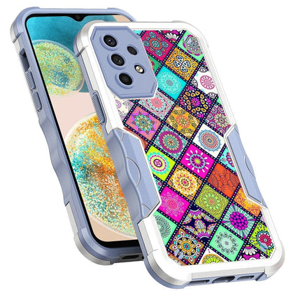 For Samsung Galaxy A23 5G Fashion Design Tough Shockproof Hybrid Stylish Pattern Heavy Duty TPU Rubber Armor  Phone Case Cover