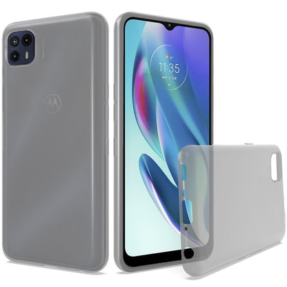 For Motorola Moto G50 5G Hybrid Rubber Soft Silicone Gummy TPU Gel Candy Skin Flexible Skinny Slim Thin Protector Clear Phone Case Cover