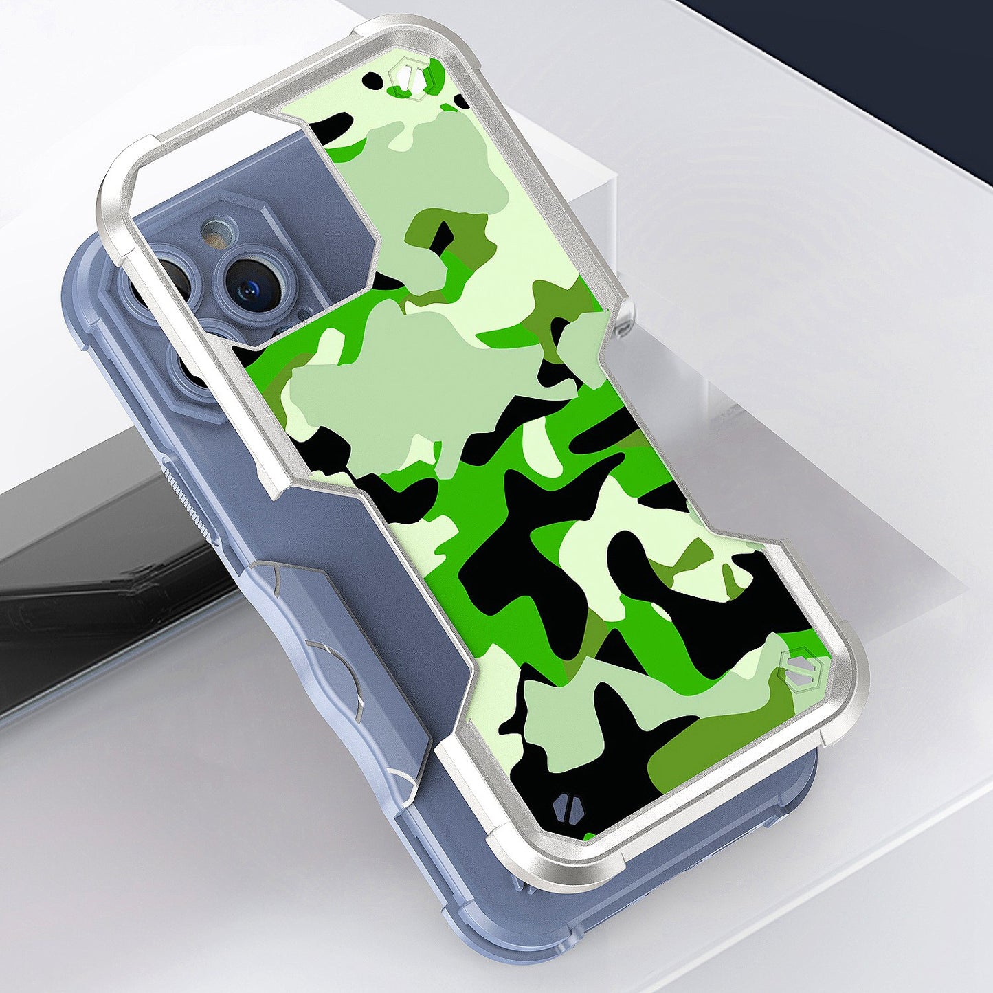For Apple iPhone 13 Pro Max (6.7") Fashion Design Tough Shockproof Hybrid Stylish Pattern Heavy Duty TPU  Phone Case Cover